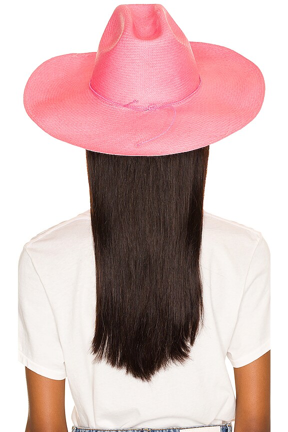 view 2 of 3 Long Brim Texa Hat in Pink