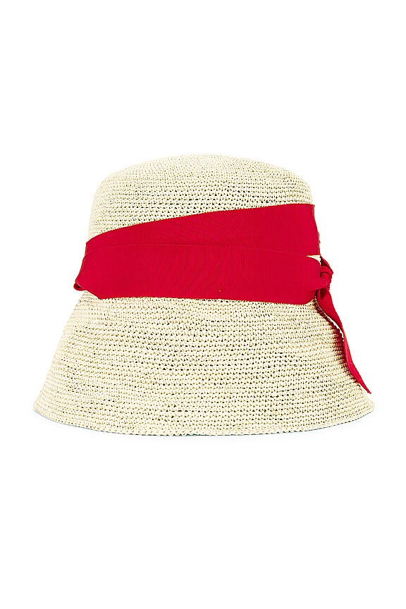 view 2 of 3 CHAPEAU LAMP SHADE in Red