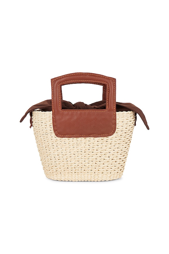 view 2 of 5 Cross Body in Natural & Cognac Leather