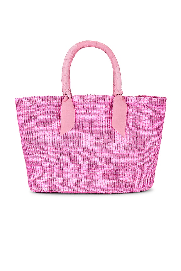 view 1 of 4 Maxi Basket Bag in Rose
