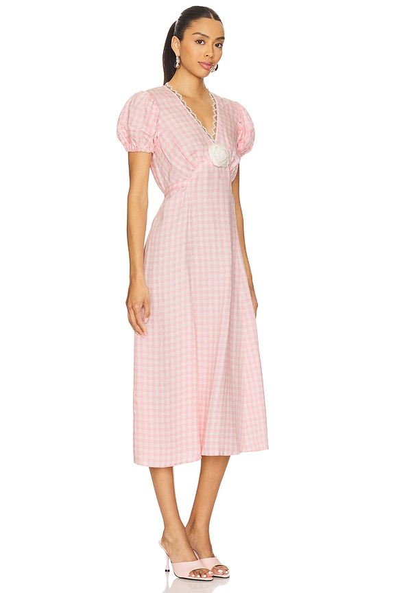 view 2 of 4 VESTIDO GENUS ROSA in Pink Vichy