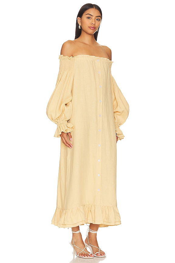 view 2 of 3 Romantica Loungewear Dress in Beige