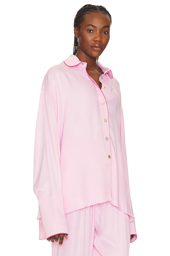 view 2 of 4 CHEMISE OVERSIZED PASTELLE in Pink