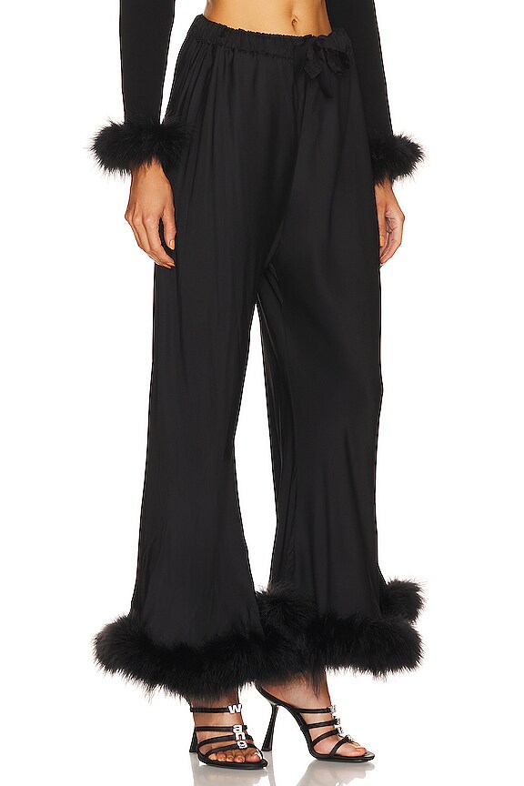 view 2 of 4 Boudoir Feather Pants in Black