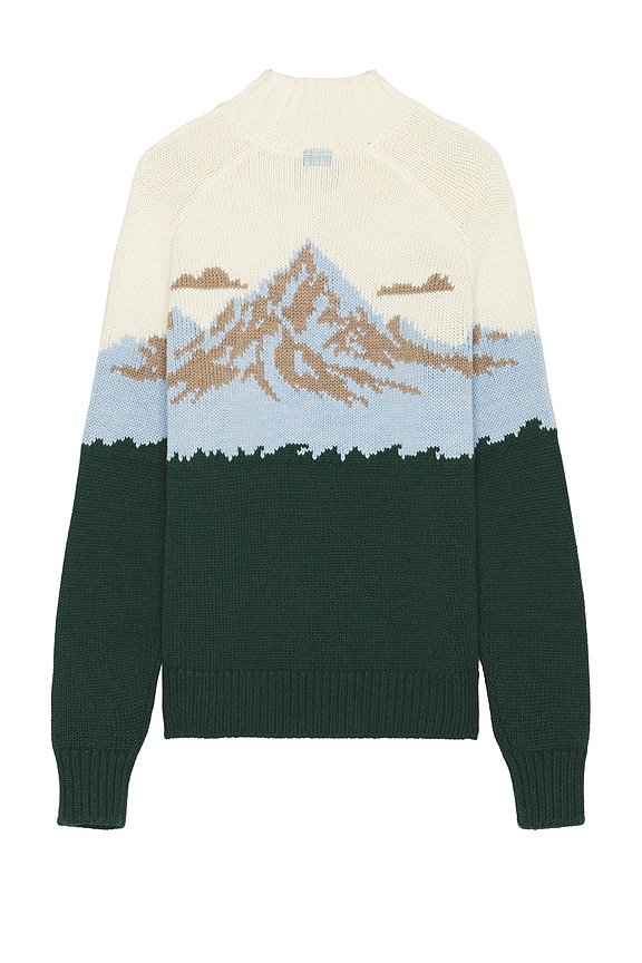 view 2 of 4 The Mountain Detail High Neck Sweater in Cloud Blue