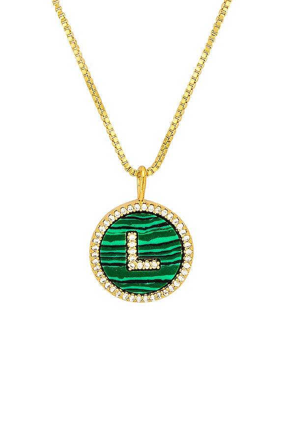 view 2 of 3 Ava Initial Necklace in Gold