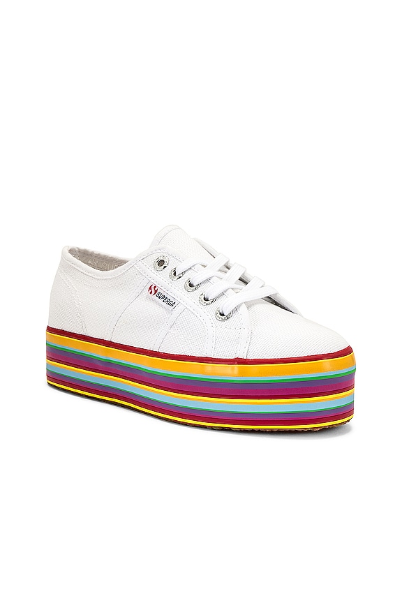 view 2 of 5 2790 Multicolor COTW Sneaker in White Multi