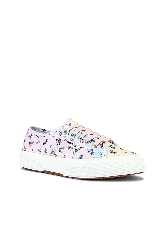 view 2 of 7 2750 Floral Sneaker in Pink Floral Mix