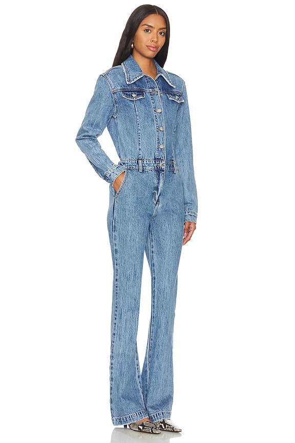 view 2 of 3 MABEL FITTED MID RISE ジャンプスーツ in River