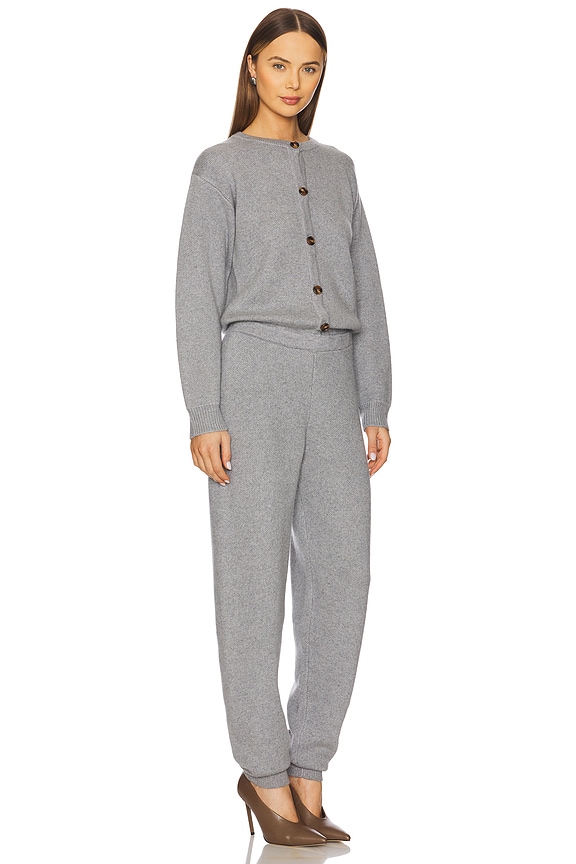 view 2 of 3 Wren Jumpsuit in Heathered Grey