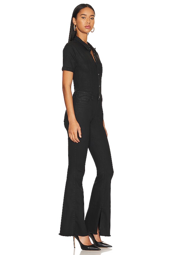 view 2 of 3 Lyla Jumpsuit in Waxed Black