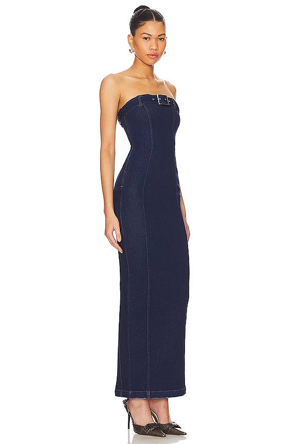view 2 of 3 Aaliyah Dress in Deep Sea