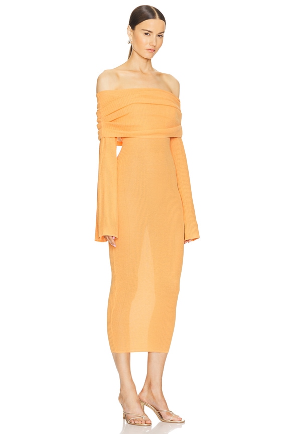 view 2 of 3 Tallulah Midi Dress in Papaya