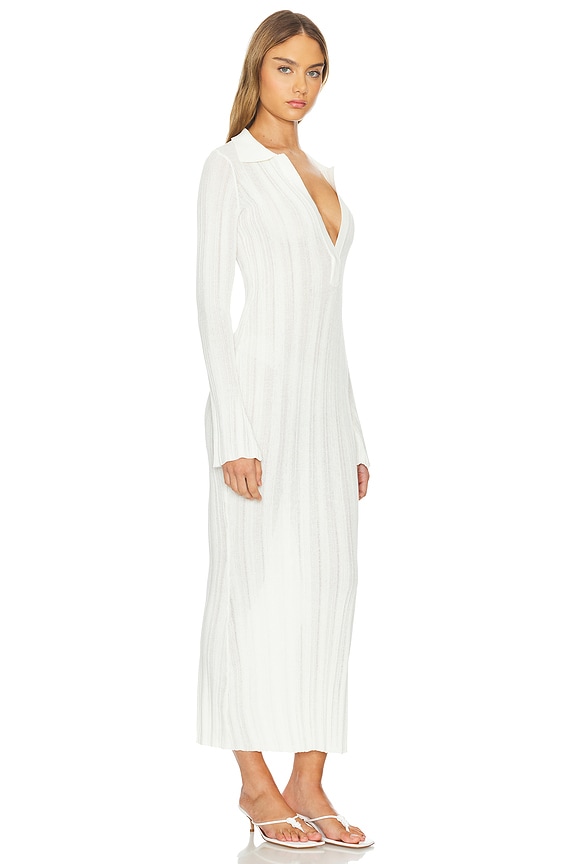 view 2 of 3 МАКСИ ПЛАТЬЕ AZULA in Porcelain