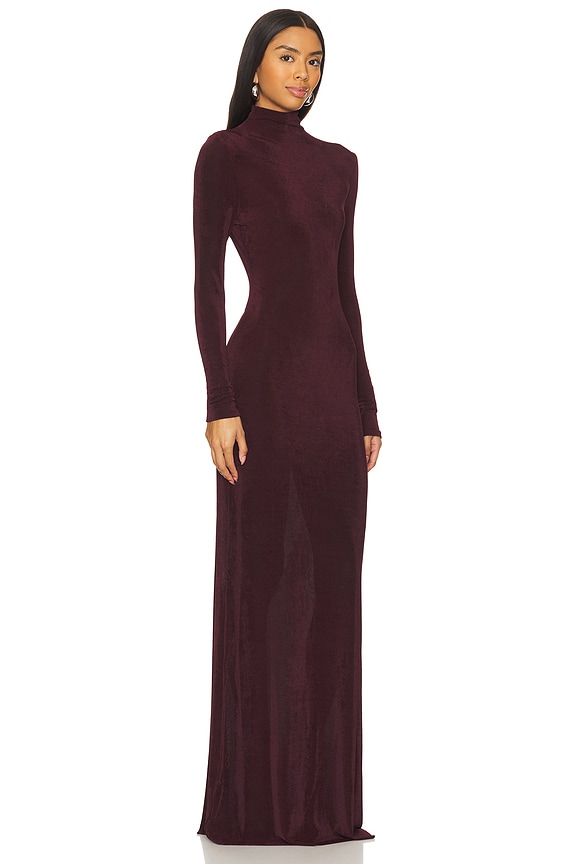 view 2 of 3 Kim Maxi Dress in Merlot