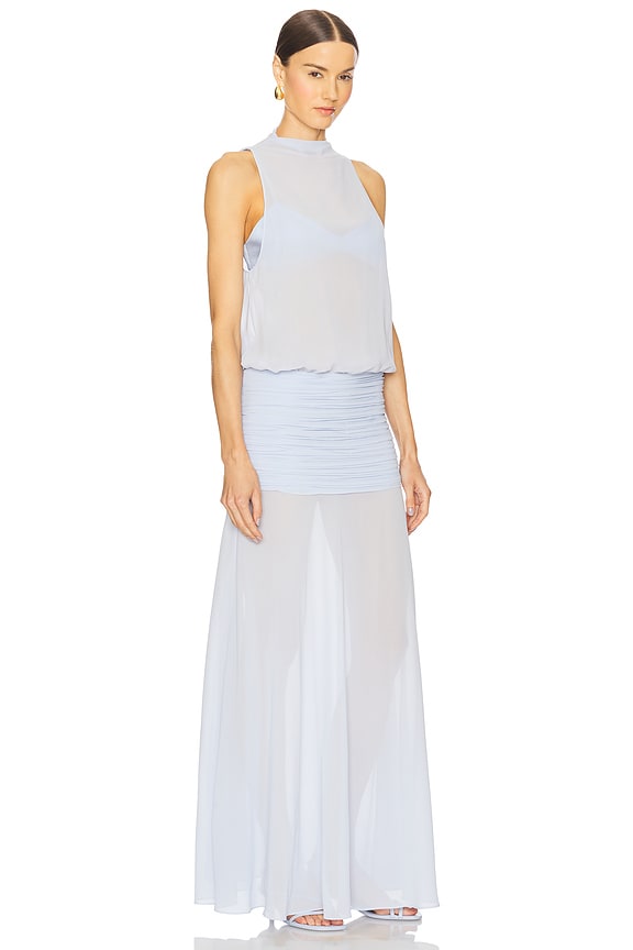 view 2 of 3 Cherry Maxi Dress in Ice Blue