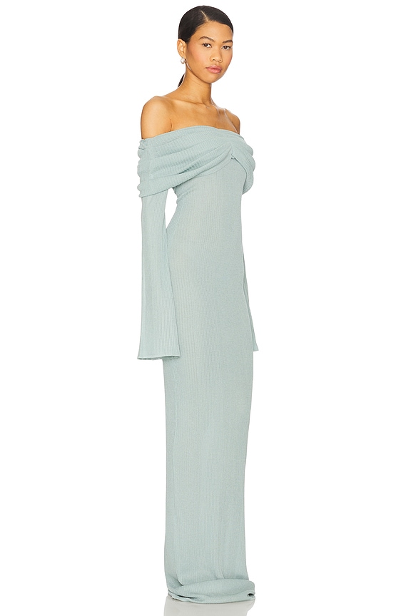view 2 of 3 Xenia Maxi Dress in Frosted Sea