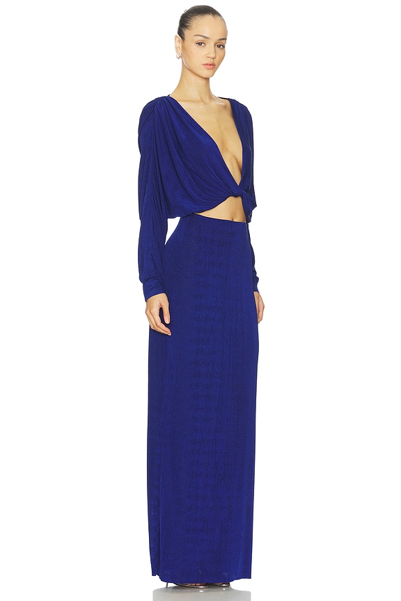view 2 of 3 Morgan Dress in Cobalt