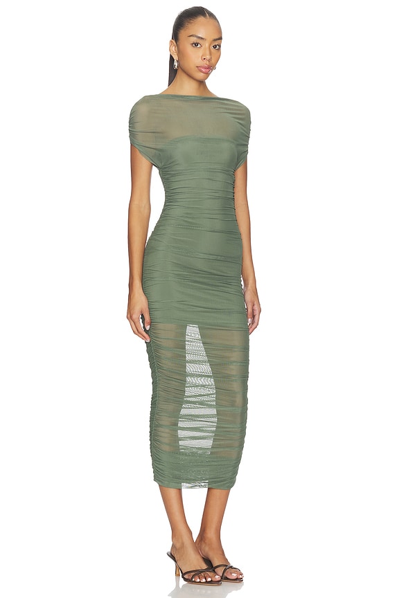 view 2 of 3 VESTIDO DESCUBIERTO NOEL in Grove Green