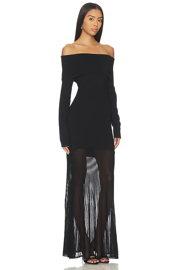 view 2 of 3 ROBE MAXI ISOTTA in Black