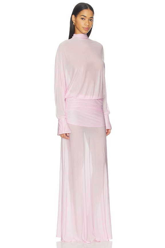 view 2 of 3 Swan Maxi Dress in Petal Pink