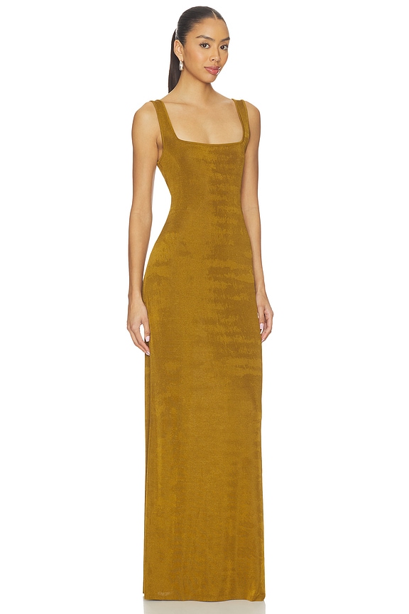 view 2 of 3 Luna Dress in Ochre