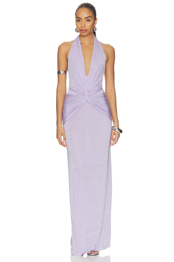 view 1 of 3 MAXIVESTIDO MADA in Lilac Bloom