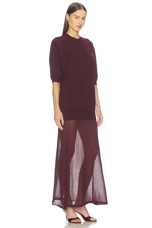 view 2 of 3 Arwen Maxi Dress in Bordeaux