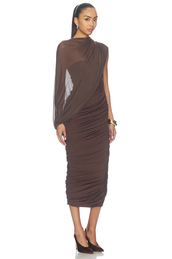 view 2 of 4 Jaia Mesh Dress in Espresso