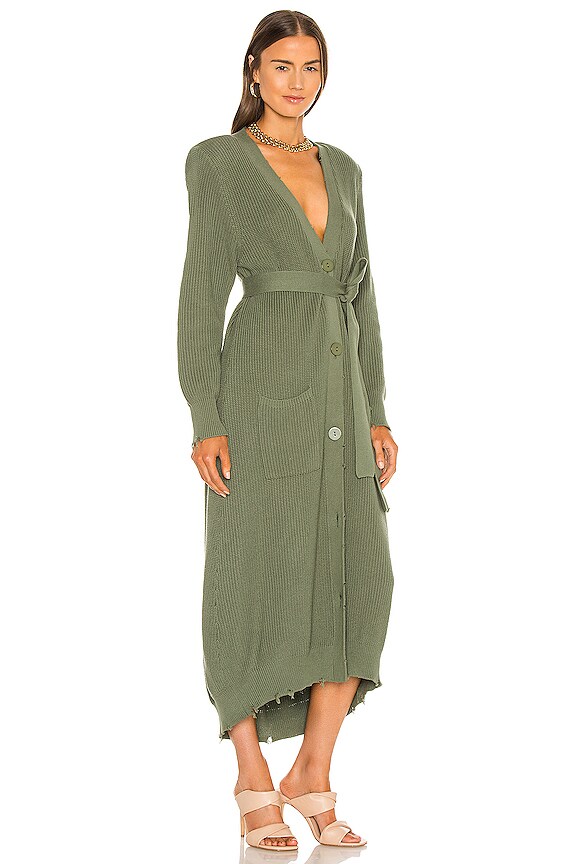view 2 of 3 Amanda Sweater Dress in Olive