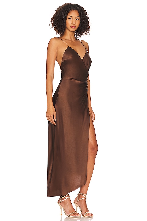 view 2 of 3 ПЛАТЬЕ EMMA in Chocolate