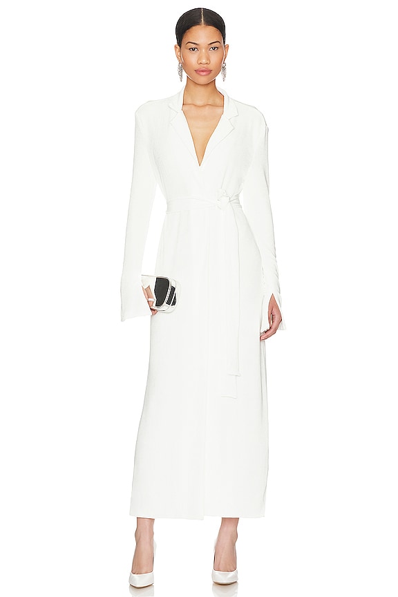 view 2 of 4 VESTIDO DE PUNTO VIRGINIA in White