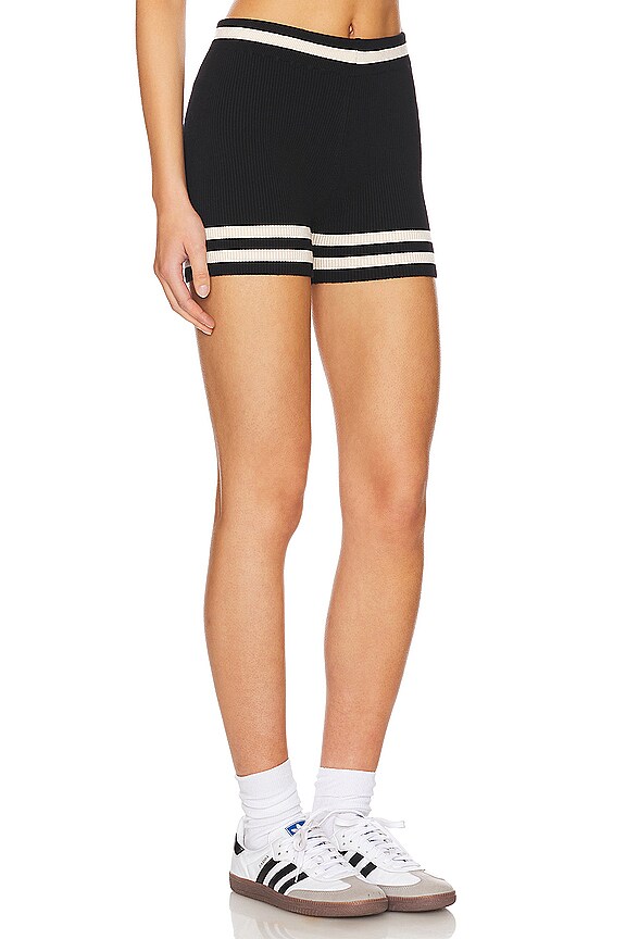 view 2 of 4 Bay Short in Black & Cream