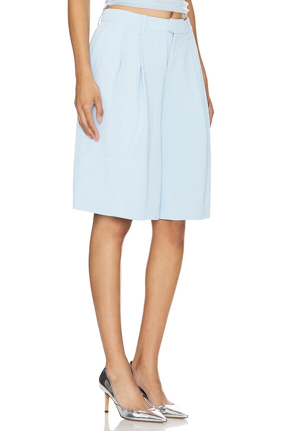 view 2 of 4 Pearl Capri Short in Powder Blue