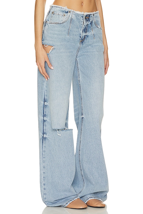 view 2 of 5 ШИРОКИЕ БРЮКИ ASTON in Coastline