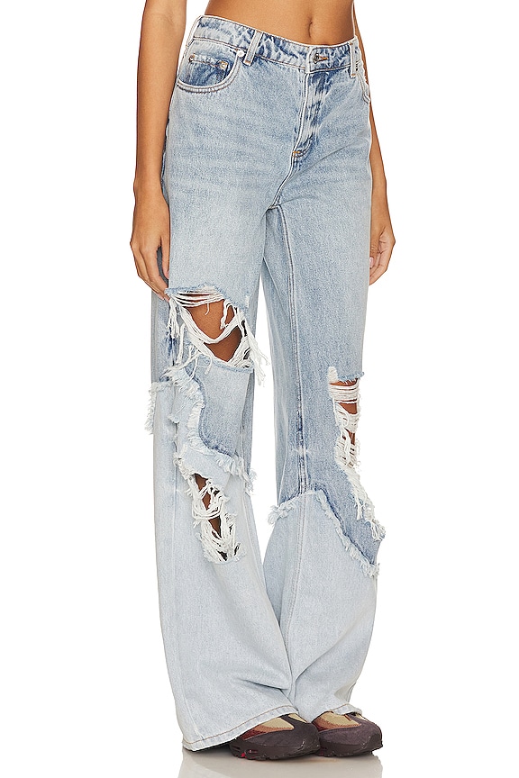 view 2 of 4 Torell Wide Leg Jean in Coastline