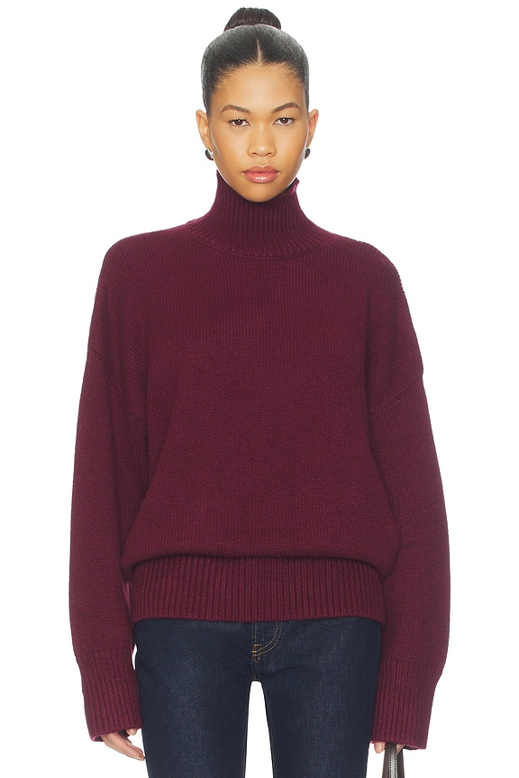 view 2 of 5 Elsa Turtleneck Sweater in Pinot