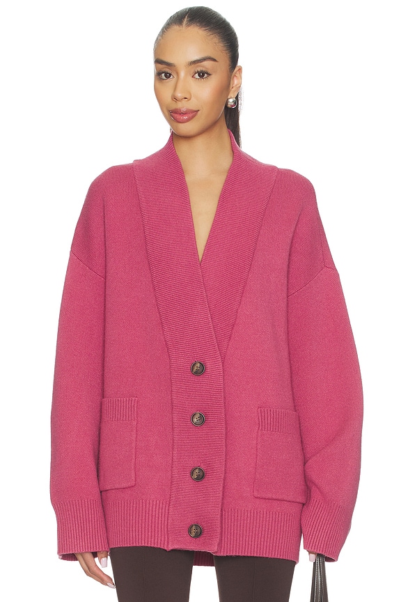 view 1 of 5 Carley Cardigan in Sangria