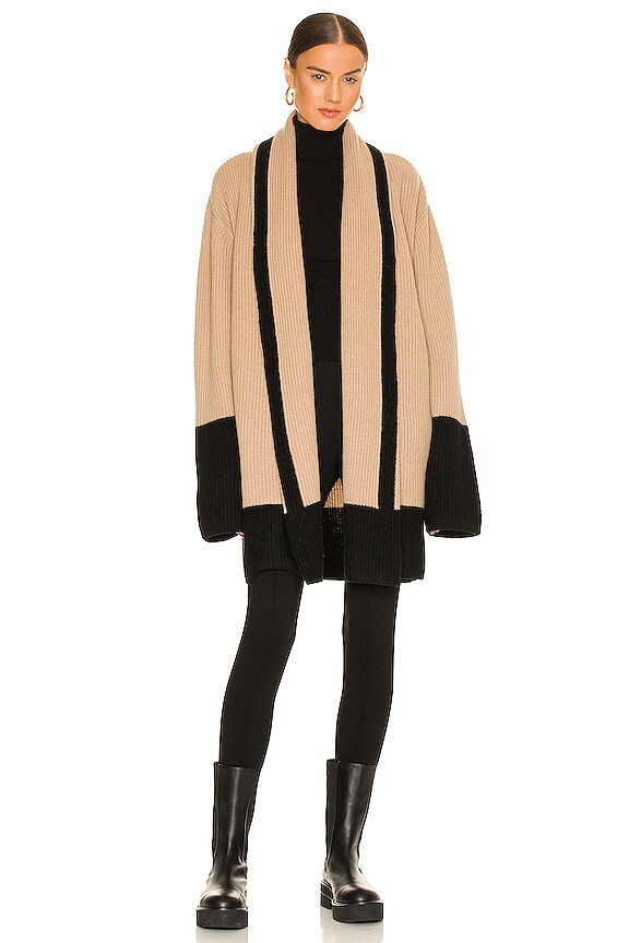 view 2 of 4 QUINN 로브 in Tan Wool