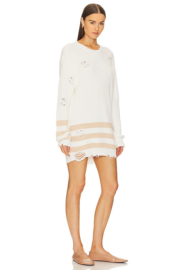 view 2 of 3 DEVIN セーター in White & Cappucino