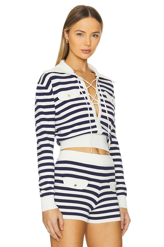 view 2 of 4 ТОП ROSE in Cream & Navy