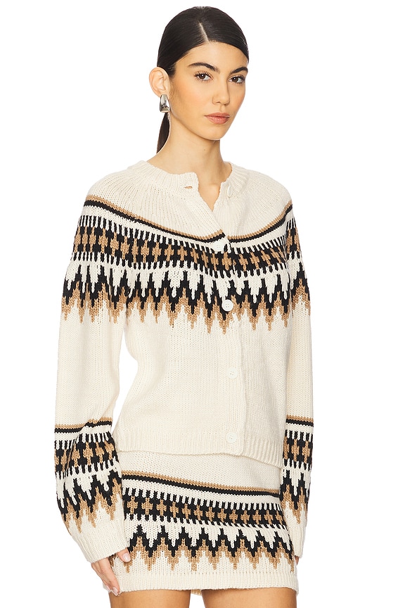 view 2 of 4 Amaya Cardigan in Eggshell
