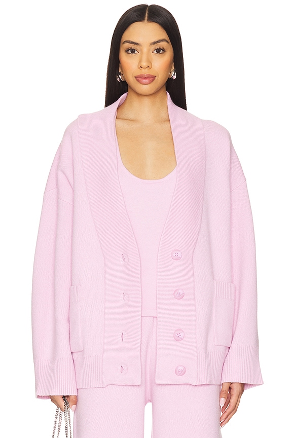 view 2 of 5 Carley Cardigan in Ballet Pink
