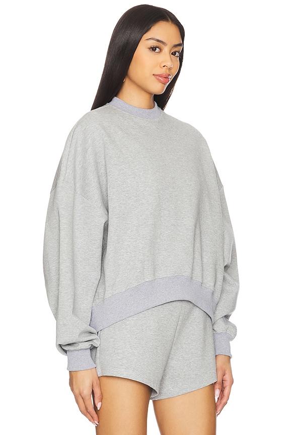 view 2 of 4 CALLA 맨투맨셔츠 in Heathered Grey
