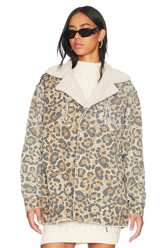 view 2 of 5 Frankie Jacket in Leopard