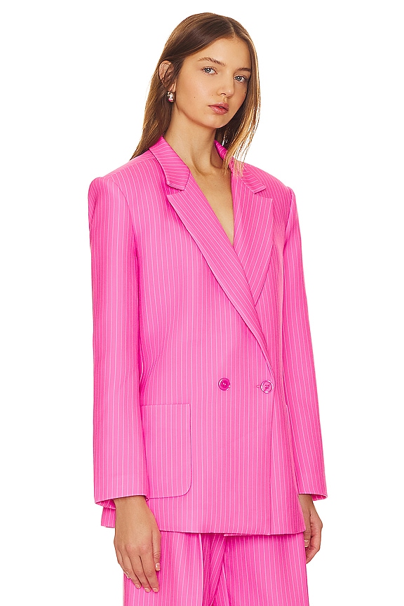 view 2 of 5 VESTE NATASHA in Pink & White Stripe