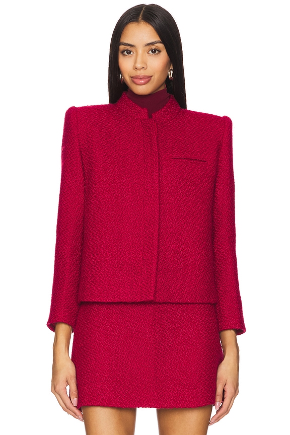 view 2 of 6 Kristen Lady Jacket in Ruby Red