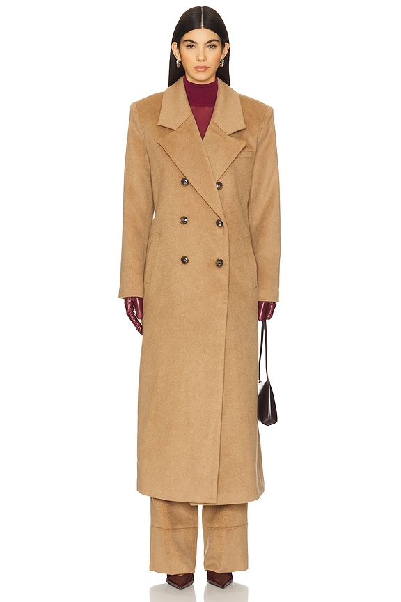 view 2 of 4 Leche Wool Coat in Camel