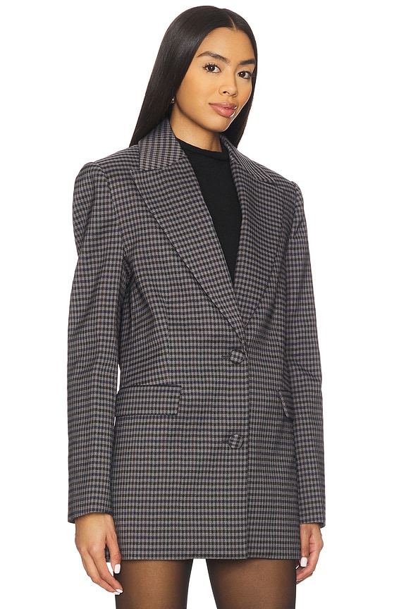 view 2 of 4 Walter Blazer in Charcoal Houndstooth