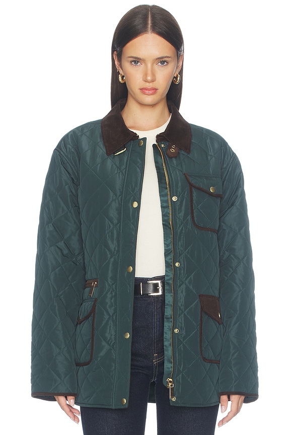 view 2 of 7 Liana Coat in Evergreen